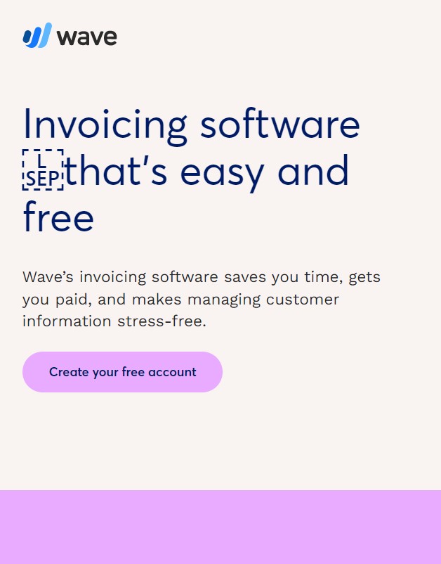 wave invoicing software