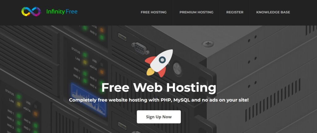 infinityfree free web hosting