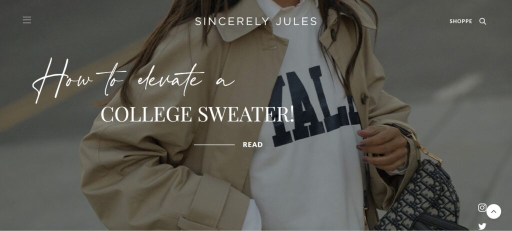 Womens Fashion Lifestyle Blog. Sincerely Jules.
